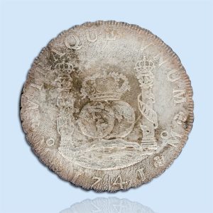 8 reales pillar dollar from Mexico city recovered from reijgersdaal