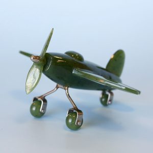 Nephrite Jade Airplane