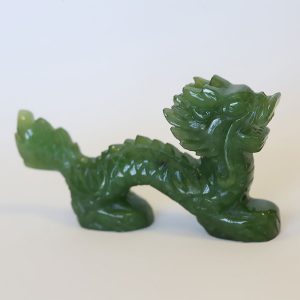 Nephrite Jade Dragon Carving